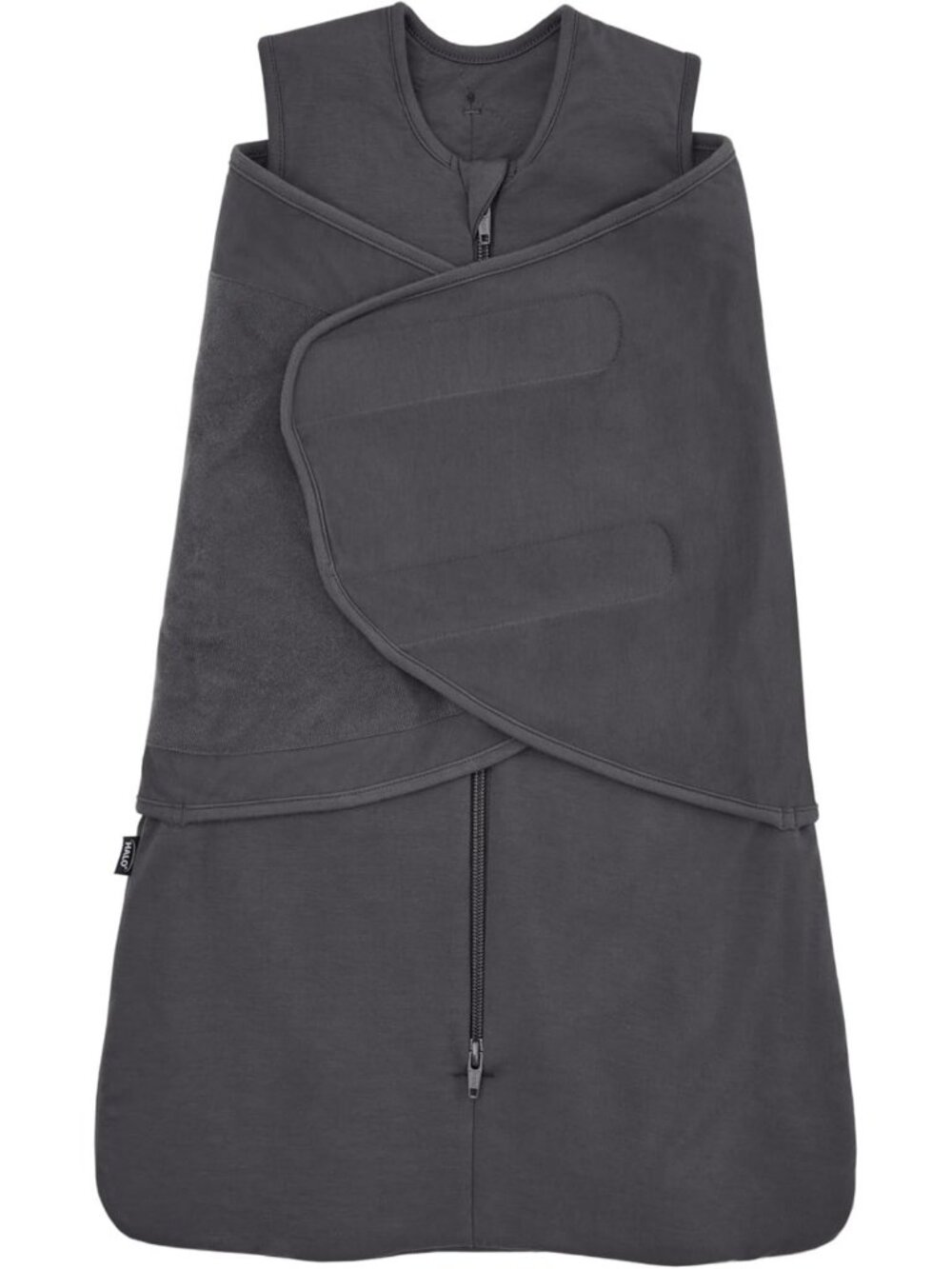 Supersoft Bamboo Viscose Swaddle Sack, 2 TOG, 0-6M, Charcoal Gray, Cozy Sleep